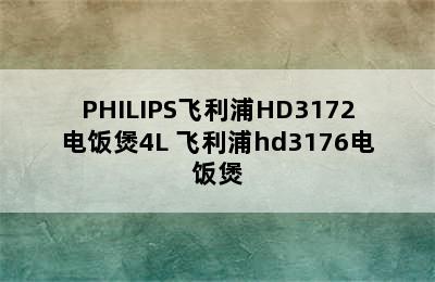 PHILIPS飞利浦HD3172电饭煲4L 飞利浦hd3176电饭煲